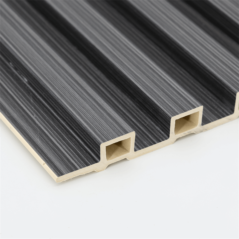 WPC wall panels close up
